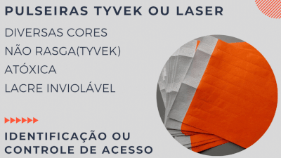 Pulseiras de identificao, diversas cores, confira as promoes!!!